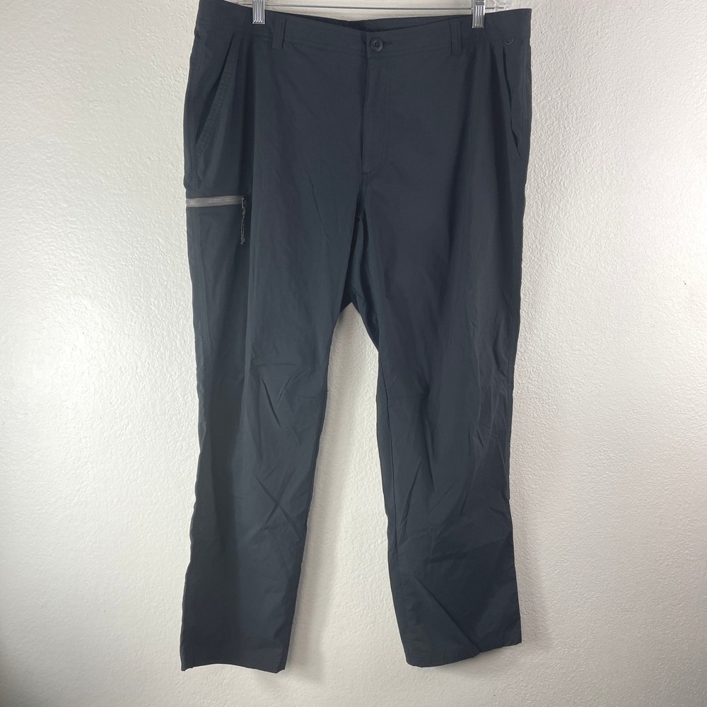 REI Co-op Trailmade Pants Mens 42x30 (actual‎ 40.5x28.5) Black Hiking Outdoor